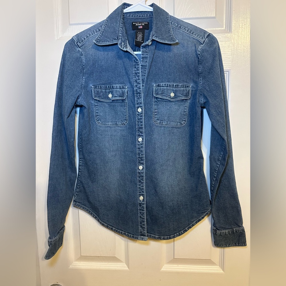 Ralph Lauren Indigo Button-Down Shirt